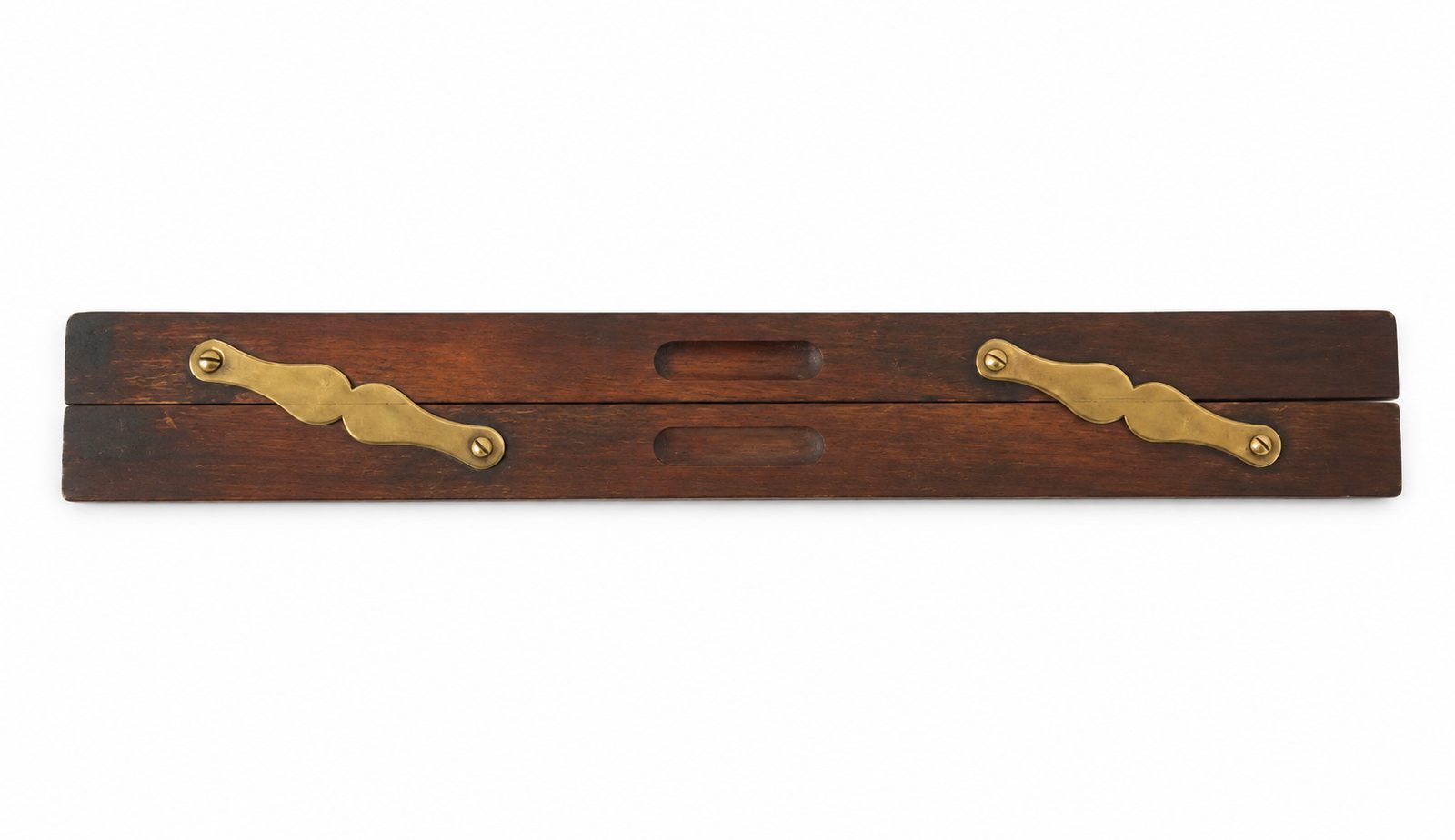 Wooden & Brass Parallel Rule — Antiques & Curiosities from The Quirk