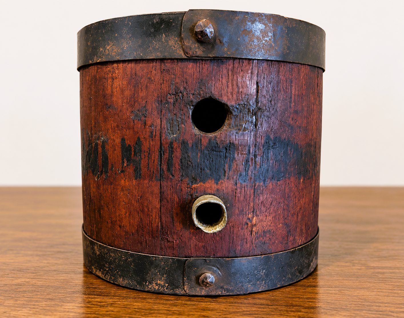 Antique Wooden Barrel — Antiques & Curiosities from The Quirk