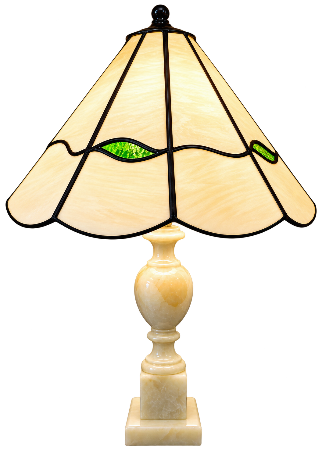 Stained Glass Table Lamp — Antiques & Curiosities from The Quirk
